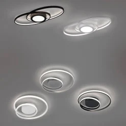 Reality Leuchten Galaxy LED-loftslampe, dæmpbar, antracit