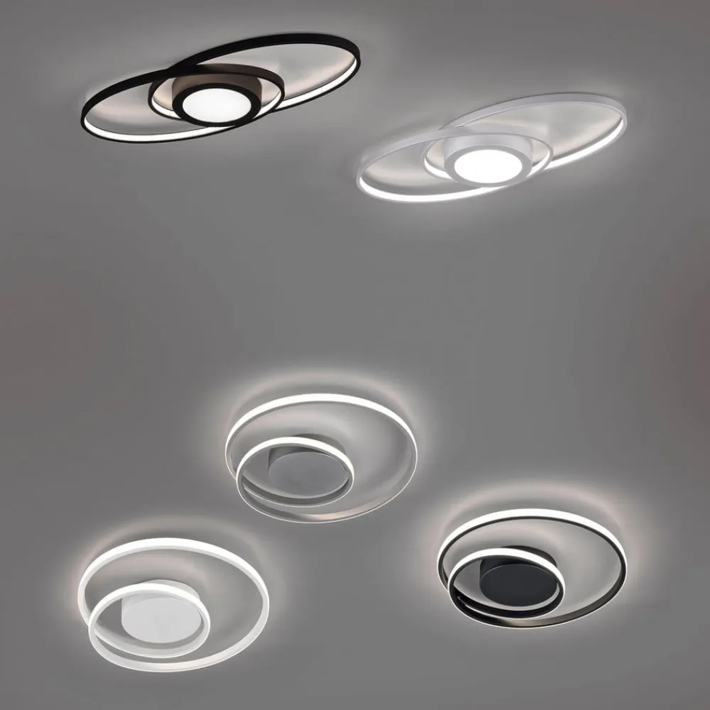 Reality Leuchten Galaxy LED-loftslampe, dæmpbar, antracit