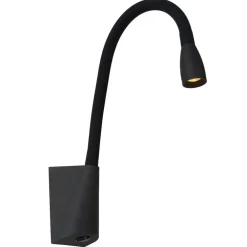 Lucide Galen bøjelig LED-væglampe i sort
