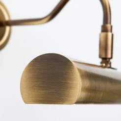 ORION Væglamper>Gallerilampe Lariga, antik messing, 35 cm