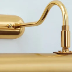 ORION Gallerilampe Lariga, messingfarvet, metal, 65 cm, E14