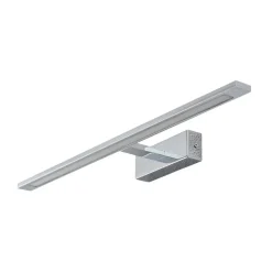 TK Lighting Gallery LED-væglampe, kromfarvet, metalbredde 62 cm IP44