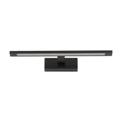 TK Lighting Gallery LED-væglampe, sort, metalbredde 41,5 cm IP44