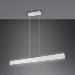 Trio Lighting Galway hængelampe, lysegrå, op/ned, CCT, metal