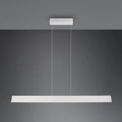 Trio Lighting Galway hængelampe, lysegrå, op/ned, CCT, metal