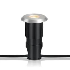 Markslöjd Nedgravet Udebelysning>Garden 24 Decklight, sølv, toplys, 0,8W