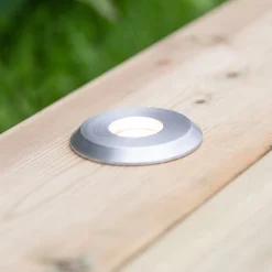 Markslöjd Nedgravet Udebelysning>Garden 24 Decklight, sølv, toplys, 0,8W