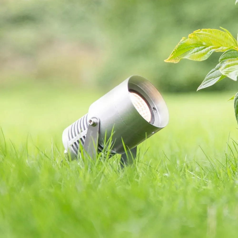Garden 24 LED-spot, sølv, 6 watt^Markslöjd Outlet