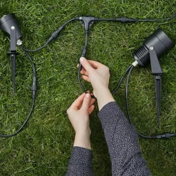 Markslöjd Garden 24 LED-spot, sort, 6 watt