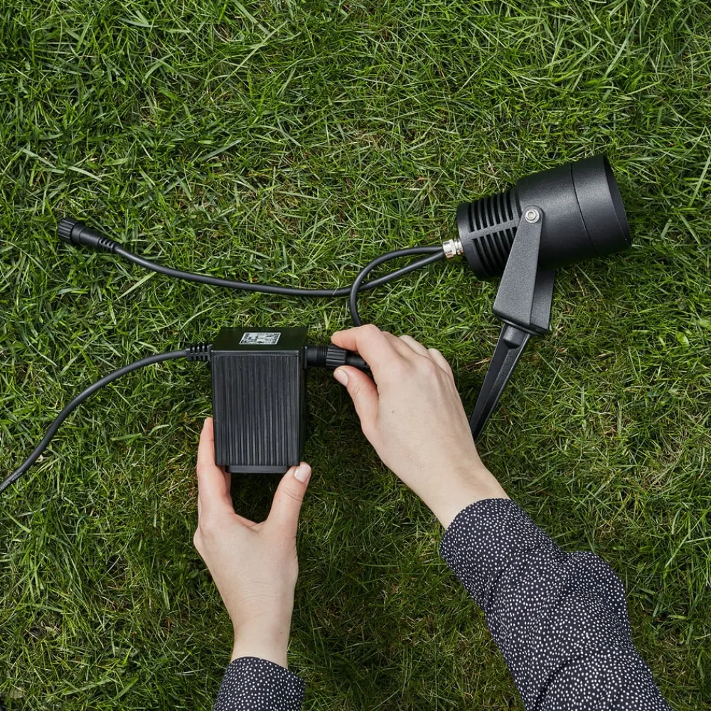 Markslöjd Garden 24 LED-spot, sort, 6 watt