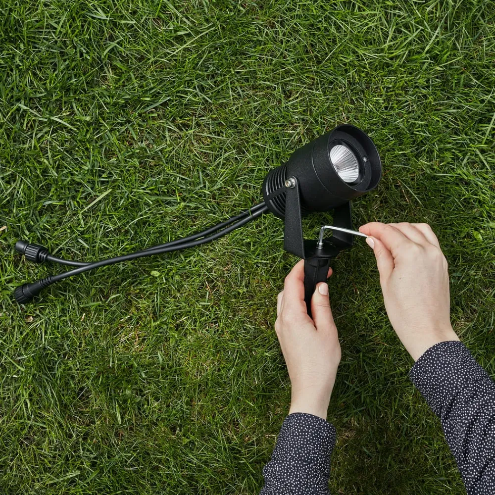 Markslöjd Garden 24 LED-spot, sort, 6 watt