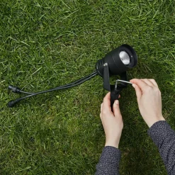 Markslöjd Garden 24 LED-spot, sort, 9 watt