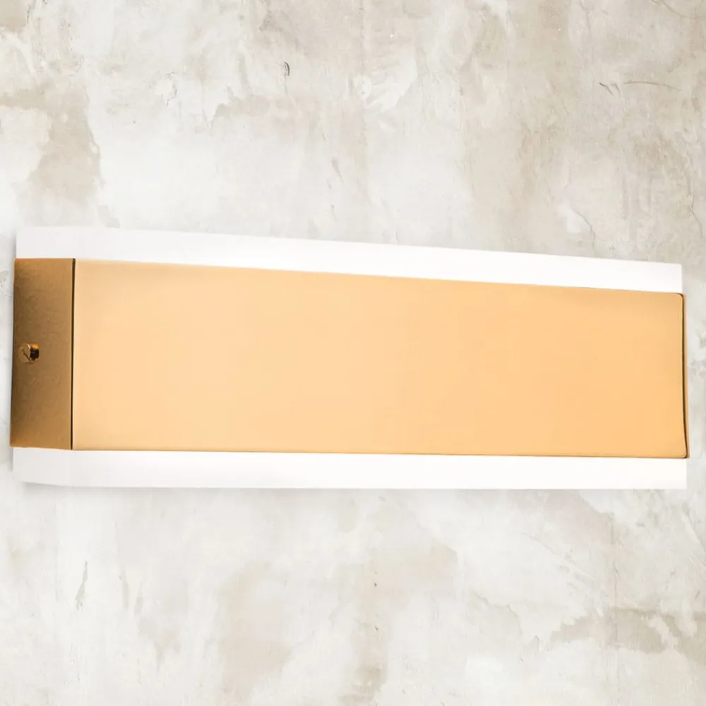 ORION Væglamper>Garik - LED-væglampe med gylden krop