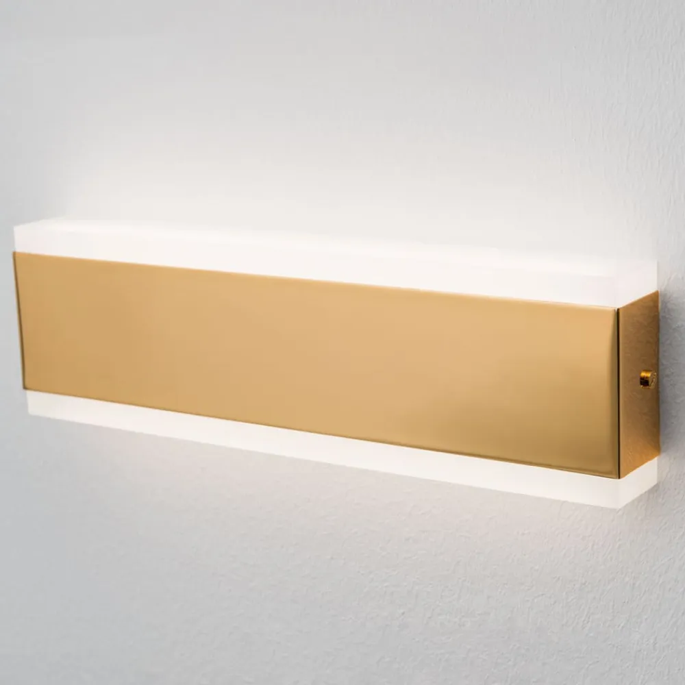 ORION Væglamper>Garik - LED-væglampe med gylden krop