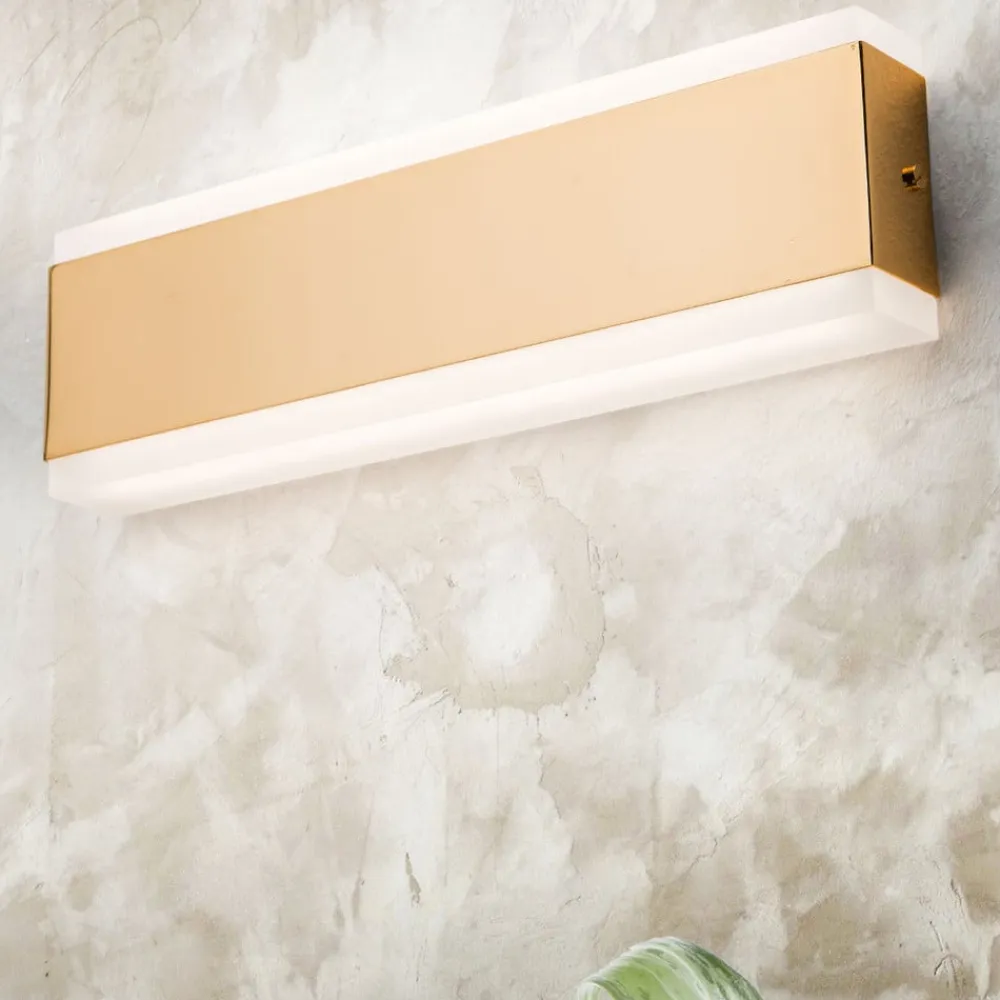 ORION Væglamper>Garik - LED-væglampe med gylden krop