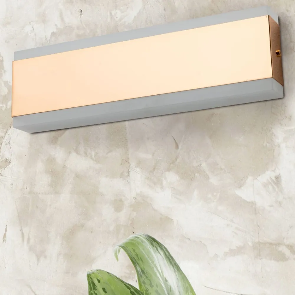 ORION Væglamper>Garik - LED-væglampe med gylden krop