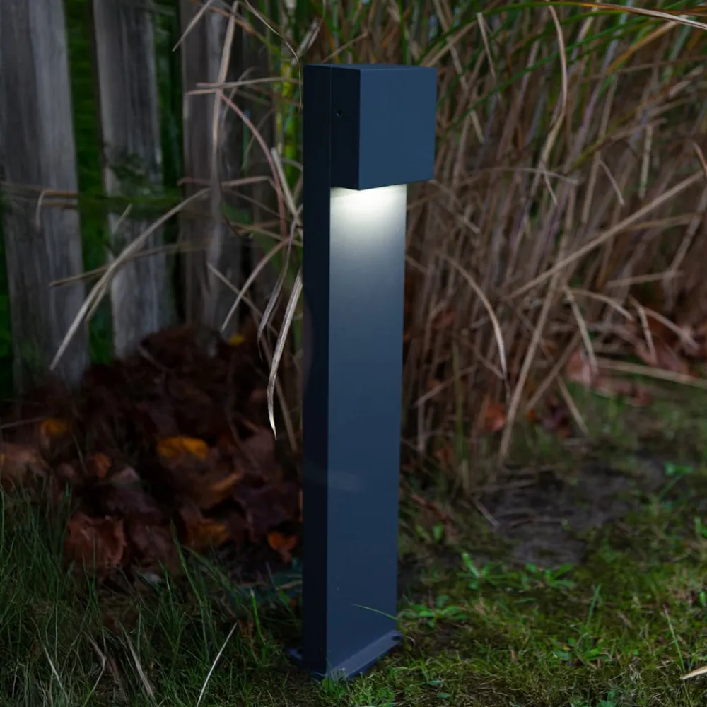 LUTEC Gadebelysning>Gemini FX LED-gadelampe, IP54, antracit