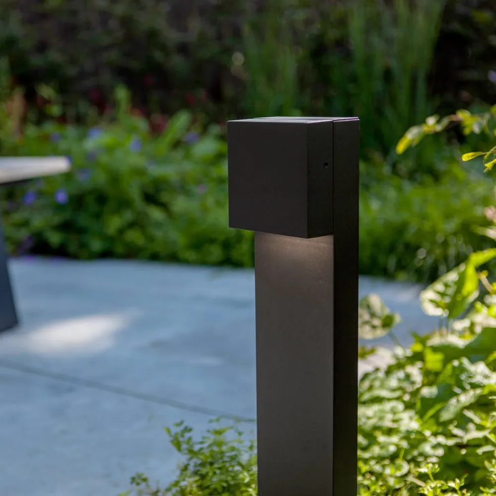 LUTEC Gadebelysning>Gemini FX LED-gadelampe, IP54, antracit