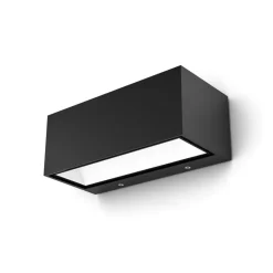 Gemini udendørs LED-væglampe, 22 cm, 4.000K, antracit^LUTEC Clearance