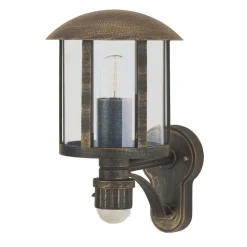 Albert Leuchten Genefe udendørs væglampe, med sensor, brun