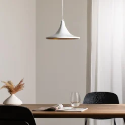 ROYALTECH Genisy hængelampe, hvid, Ø 31 cm, metal, E27