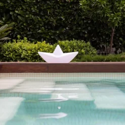 Goodnight Light Genopladeligt LED-lys BOAT-lampen, flydende, RGBW