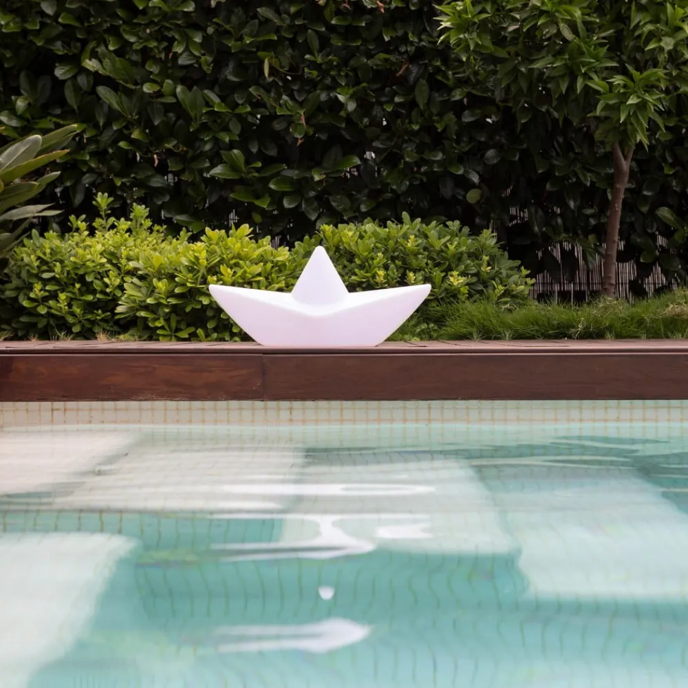 Goodnight Light Genopladeligt LED-lys BOAT-lampen, flydende, RGBW