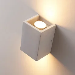 Gerda - GU10 væglampe, 2 lyskilder af beton^Lindby Best