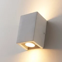 Gerda - GU10 væglampe, 2 lyskilder af beton^Lindby Best