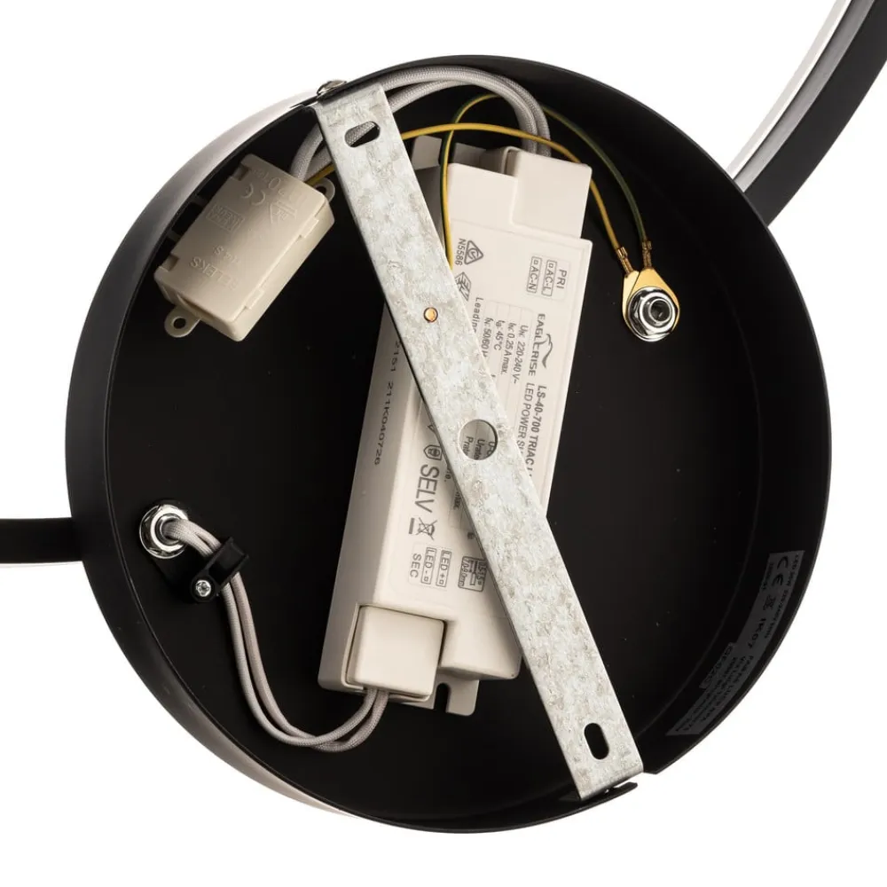 Fabas Luce Loftlamper|Loftlamper>Giotto LED-loftlampe, 1 lyskilde, sort