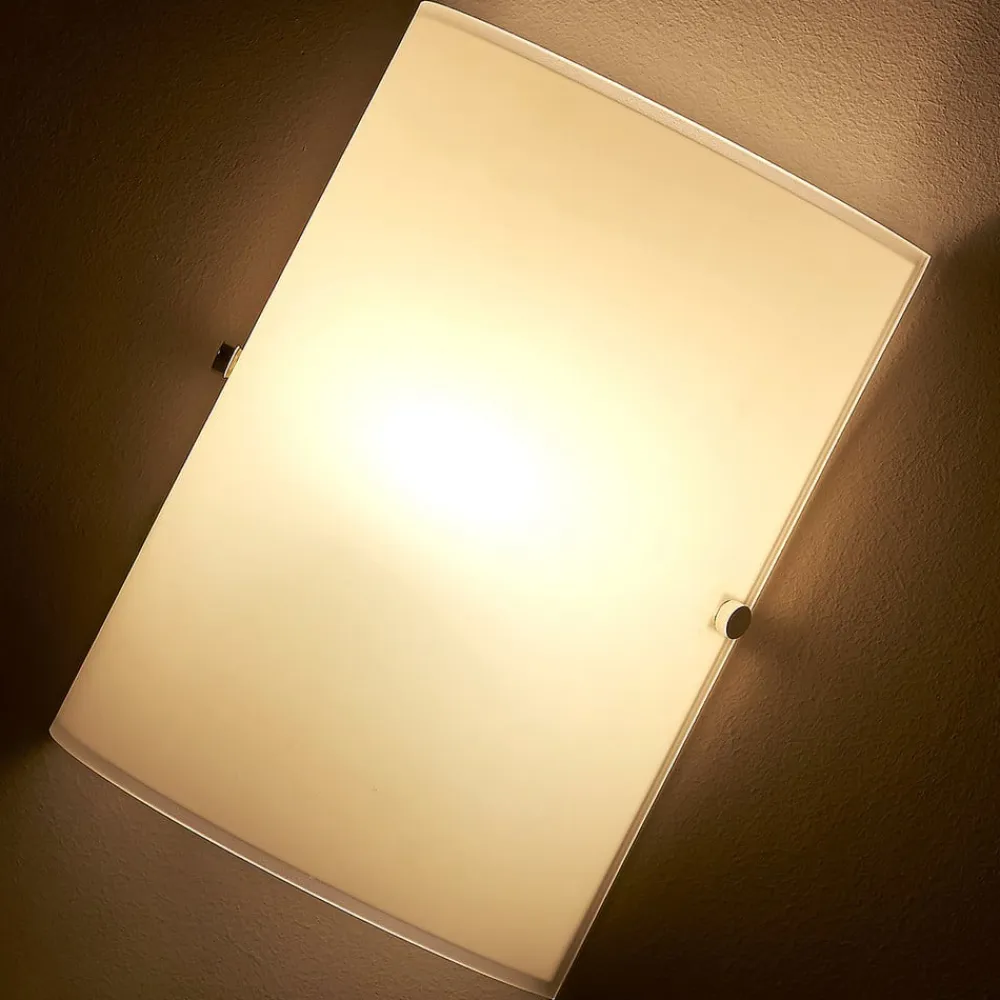 Lindby Væglamper|Væglamper>Giulia simpel væglampe i frostet glas