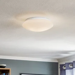 Gjovik loftlampe, opalglas, Ø 30 cm^Argon Online