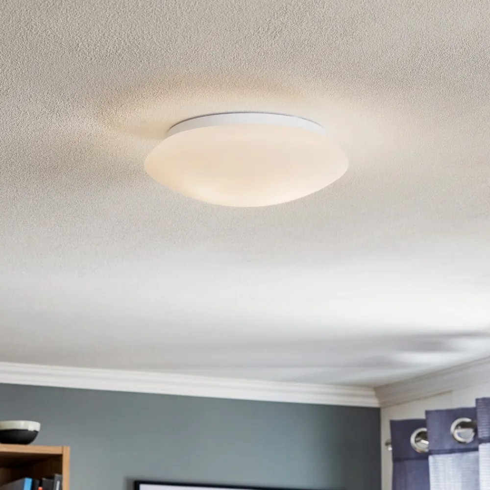 Gjovik loftlampe, opalglas, Ø 30 cm^Argon Online