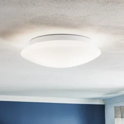 Argon Loftlamper|Loftlamper>Gjovik loftslampe med opalhvidt glas, Ø 40 cm