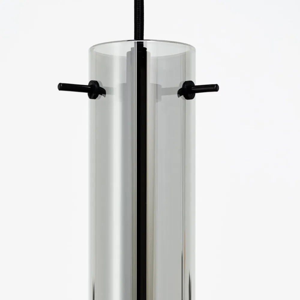 Brilliant Pendellamper>Glasini hængelampe, Ø 14,5 cm, røgfarvet grå, glas