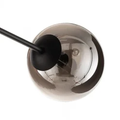 Glassy loftlampe, sort, grafit, glas, 6 lyskilder, E14^EMIBIG LIGHTING Discount