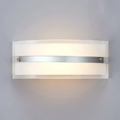 Glas-væglampe Zinka med LED, 25 cm^Lindby Best