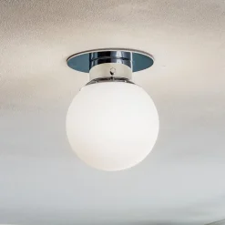 Decor Walther GLOBE klassisk kugle-loftlampe, krom