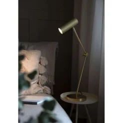 bordlampe Hubble READ, messing Højde 45 cm^Globen Lighting Outlet