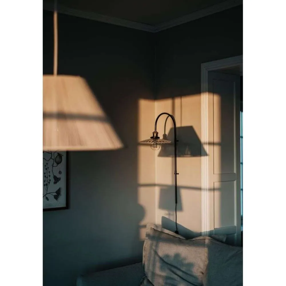 Globen Lighting væglampe COBBLER, klar, højde 75 cm