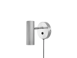 Globen Lighting Væglamper>væglampe Hubble, børstet stål