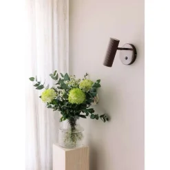 Globen Lighting væglampe Hubble, bronzefarvet