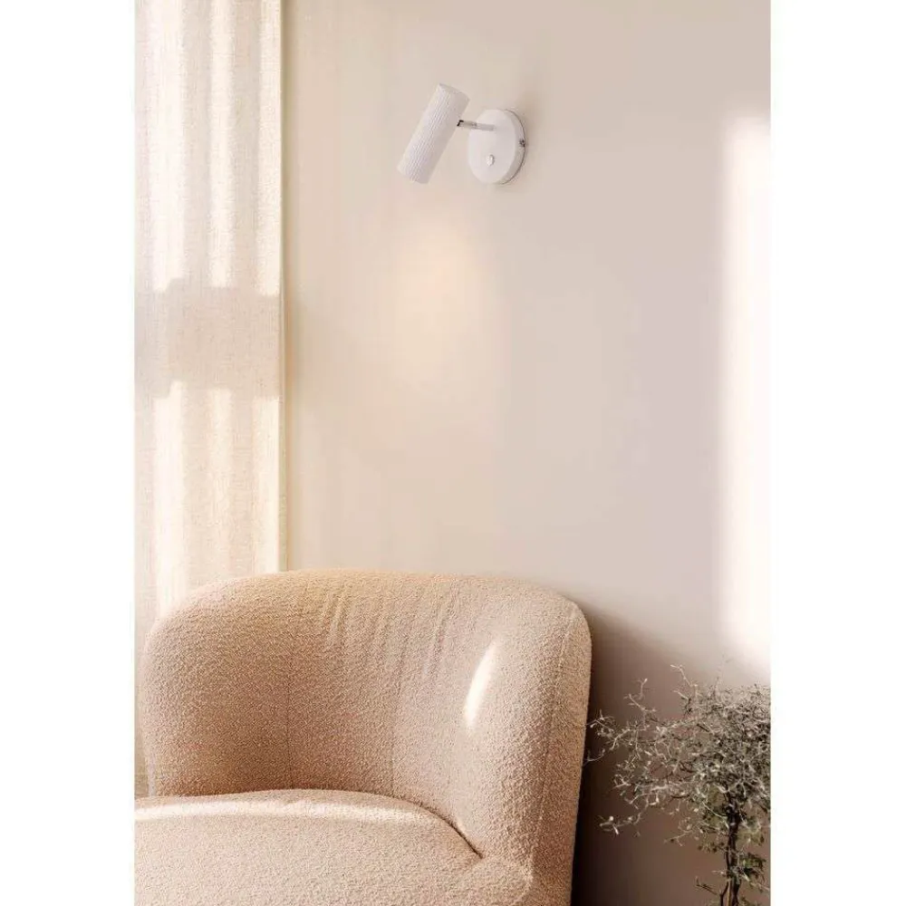 væglampe Hubble, hvid^Globen Lighting Hot