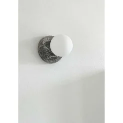 Globen Lighting væglampe Torrano, grå Ø 13 cm IP44