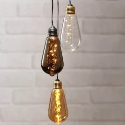 STAR TRADING Dekorationsbelysning>Glow vintage LED-dekolampe med timer, røgfarvet