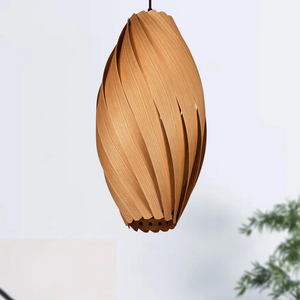 Gofurnit Bæredygtige Lamper>Ardere pendellampe kirsebærtræ højde 50cm
