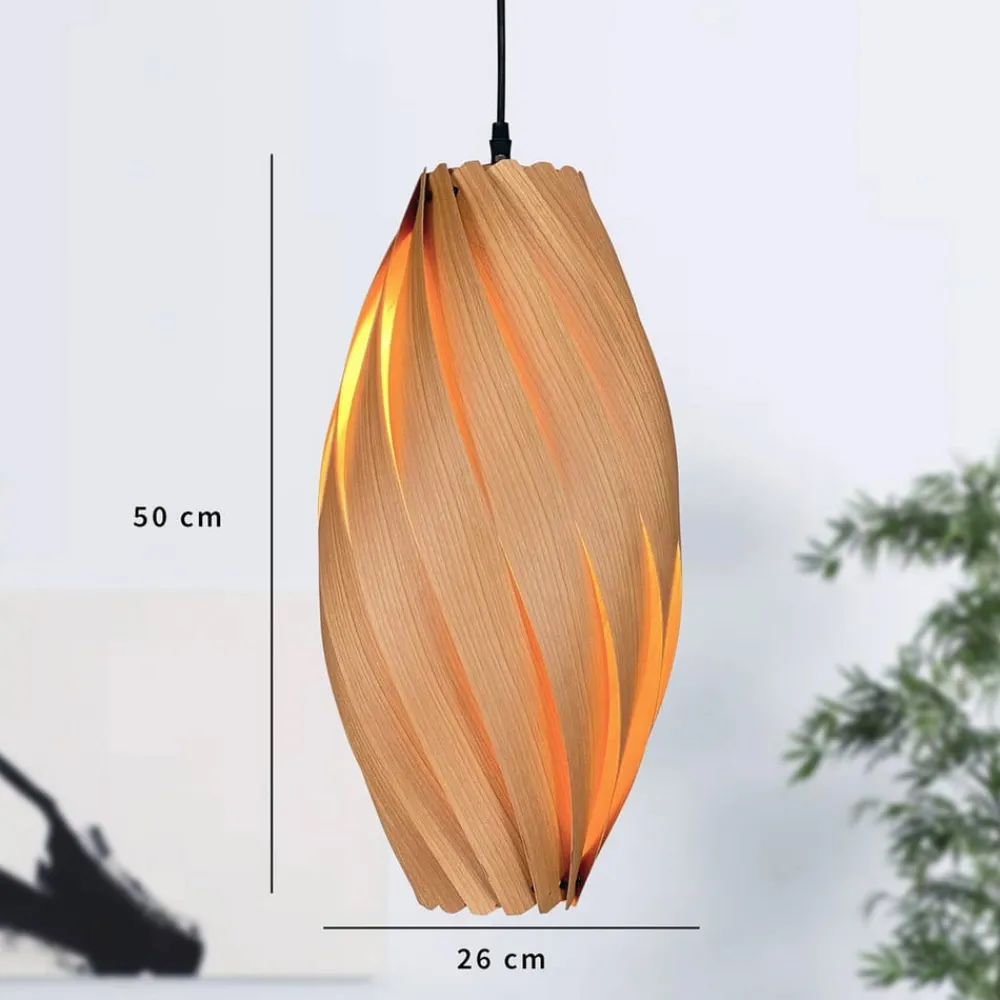 Gofurnit Bæredygtige Lamper>Ardere pendellampe kirsebærtræ højde 50cm