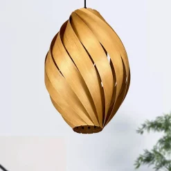 Gofurnit Bæredygtige Lamper>Ardere pendellampe kirsebærtræ højde 45cm