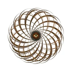 Gofurnit Veneria væglampe, eg, Ø 70 cm