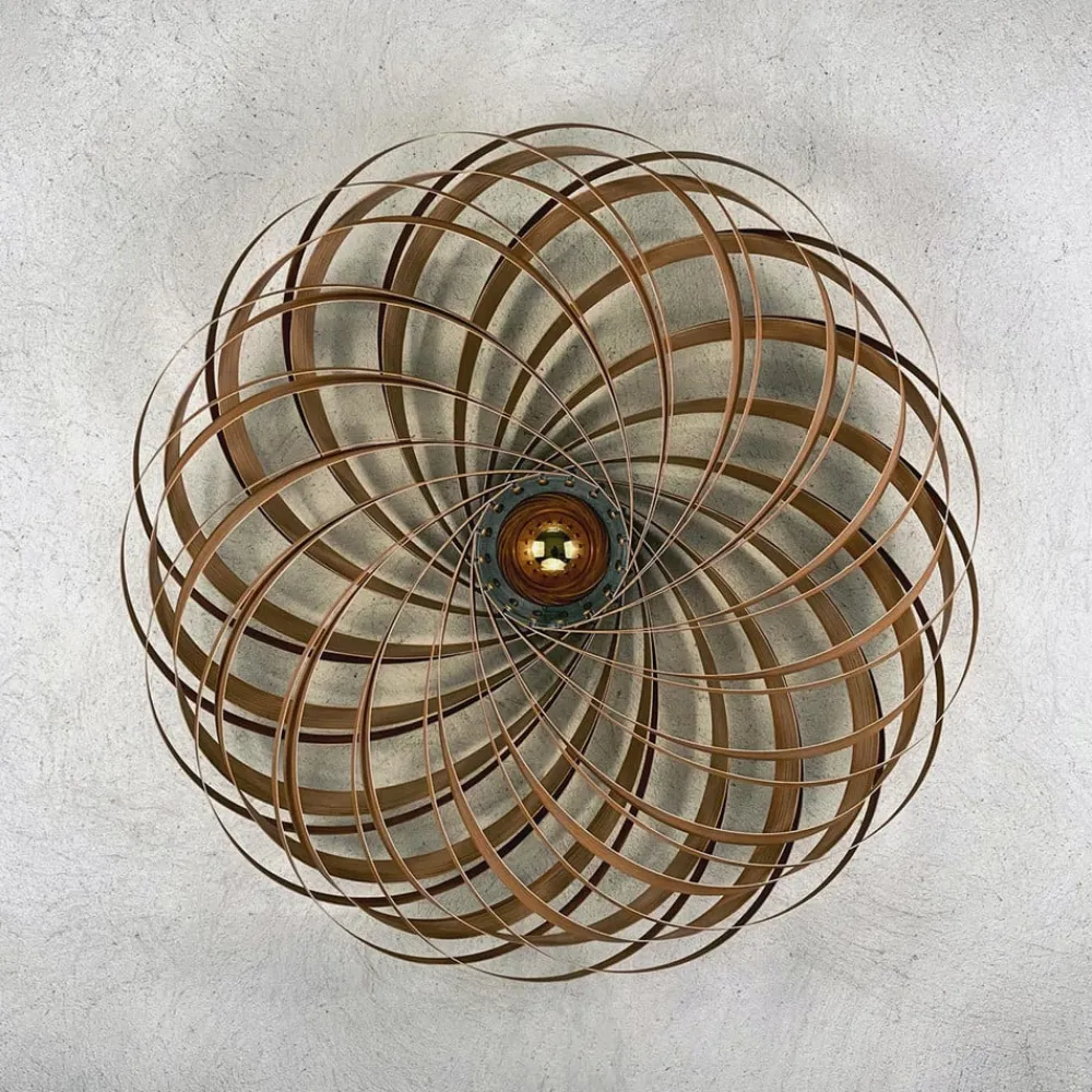 Gofurnit Veneria væglampe, eg, Ø 70 cm